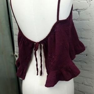 Kendall & Kylie boho crop top size large (fits medium/large)